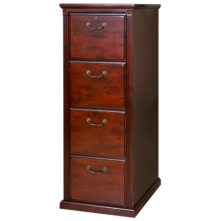 HUNTINGTON CLUB Huntington Club 4-Drawer Vertical File Cherry IMHCR204D